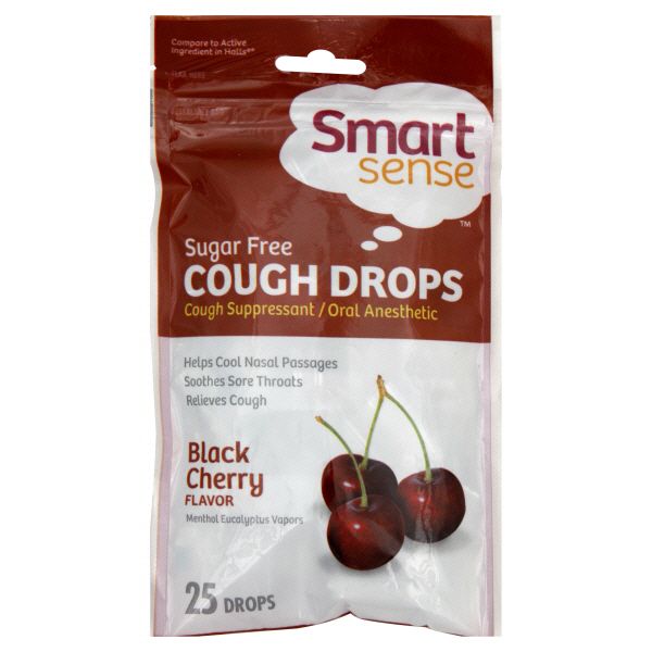 Smart Sense Cough Drops, Sugar Free, Black Cherry 25 drops at Kmart.com