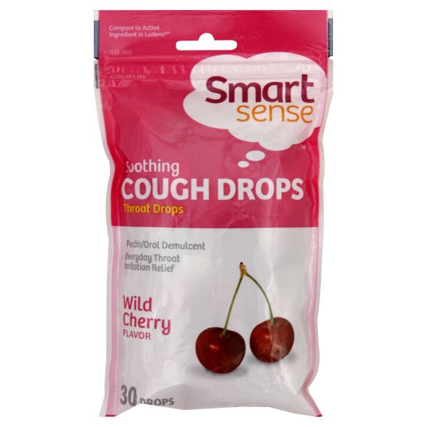 Smart Sense Cough Drops, Soothing, Wild Cherry 30 drops at Kmart.com