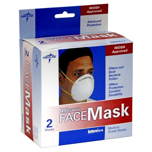 Medline Face Mask, N95 Grade 2 masks at Kmart.com