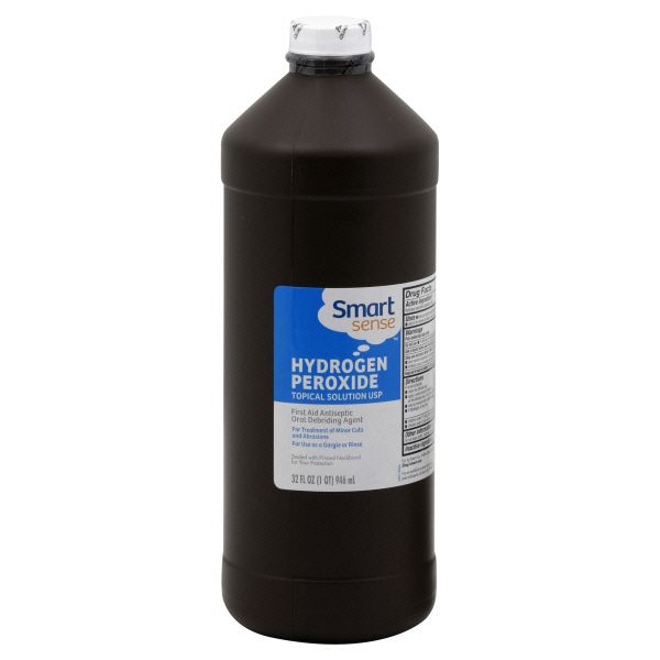 Smart Sense Hydrogen Peroxide 32 fl oz (1 qt) 946 ml