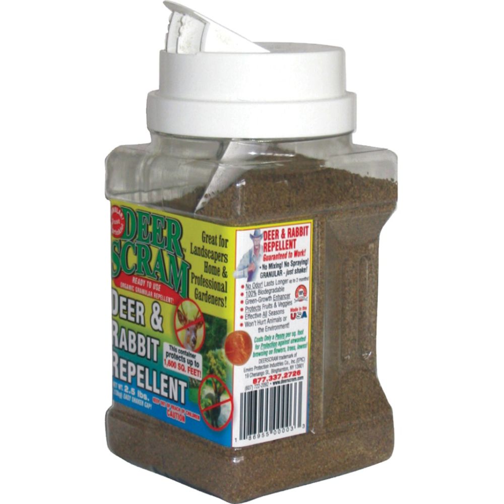 Enviro Protection Deer & Rabbit Repellent Granular Shaker Can, 2.5-pound