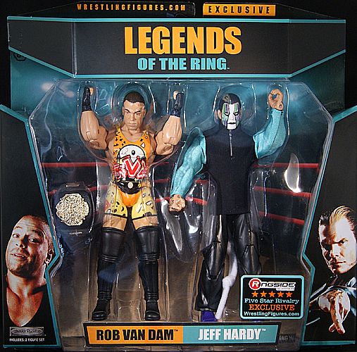 TNA Five Star Rivalry - Jeff Hardy & Rob Van Dam Exclusive 2-Pack Toy Wrestling Action Figures at Sears.com