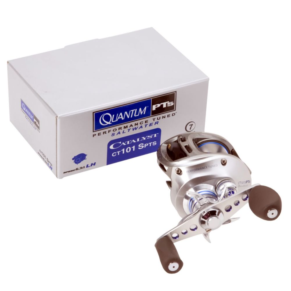 Quantum Quantm Catalyst CT101SPTS Lefthanded Baitcasting Reel