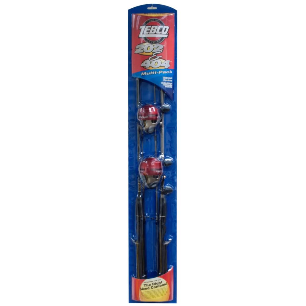 Zebco Fishing Zebco 202 and 404 Spincast Fishing Combo