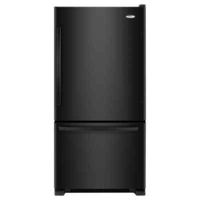 Whirlpool Gold 21.9 cu. ft. Single-Door Bottom-Freezer Refrigerator - Black ENERGY STAR® at Sears.com