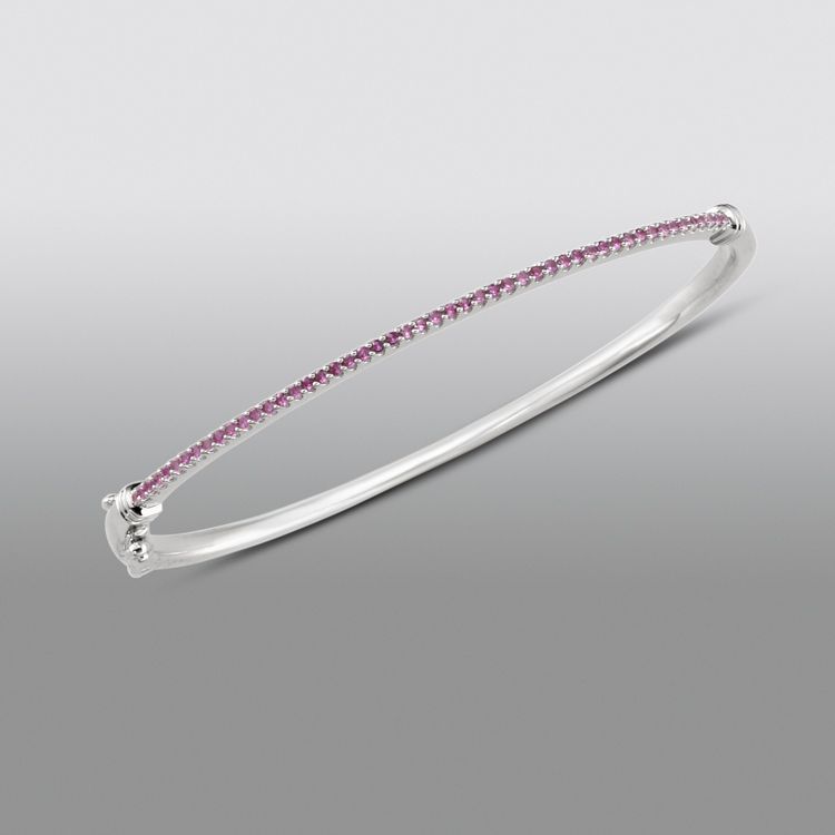 Knots of Love Lab Created Pink Sapphire Bangle at Kmart.com