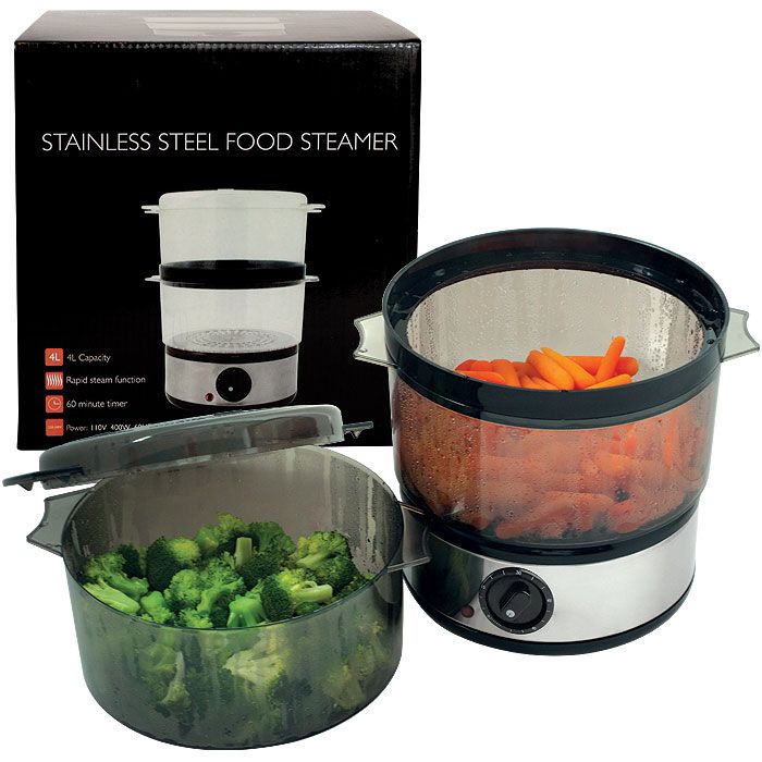 Chef Buddy 400 Watt Stainless Steel Food Steamer - 4 Quart Capacity at Sears.com