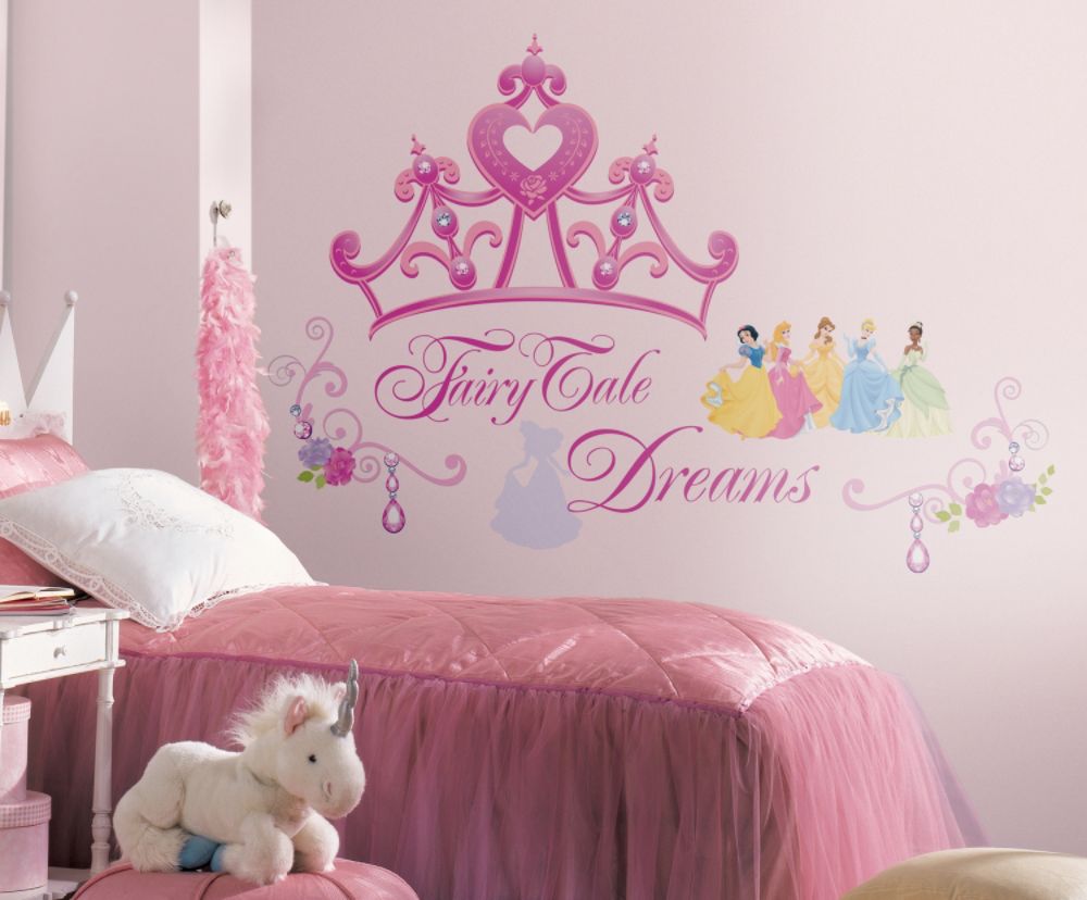 RoomMates Disney Princess - Crown Peel & Stick Giant Wall Decal