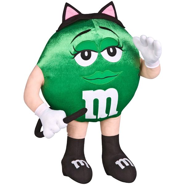 M&m's Halloween Porch Greeter - Green Cat