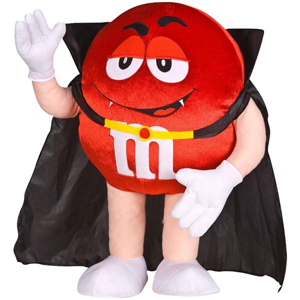 M&m's Halloween Porch Greeter - Red Vampire