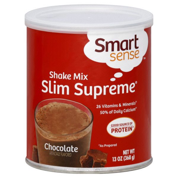 Smart Sense Slim Supreme Shake Mix, Chocolate 13 oz (368 g) at Kmart.com