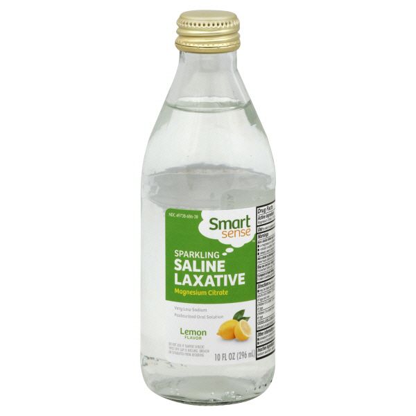 Smart Sense Saline Laxative, Sparkling, Lemon Flavor 10 fl oz (296 ml) at Kmart.com