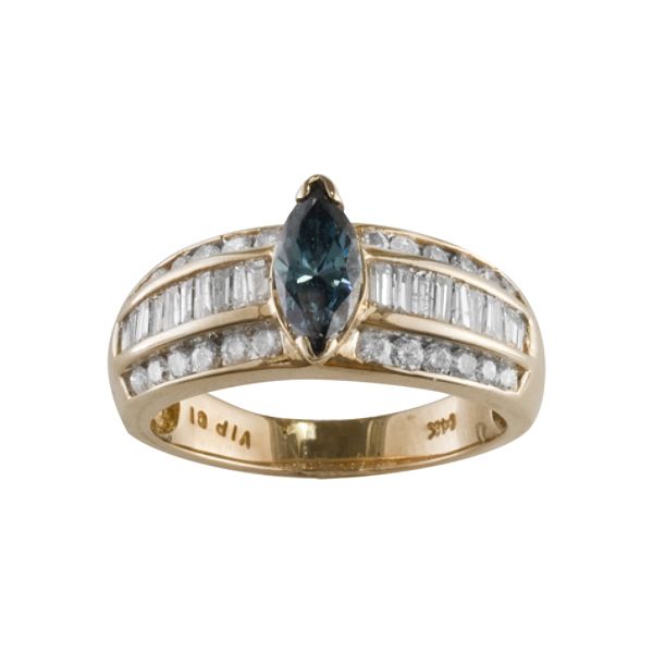 1 3/4cttw Diamond Ring In 14k Yellow Gold