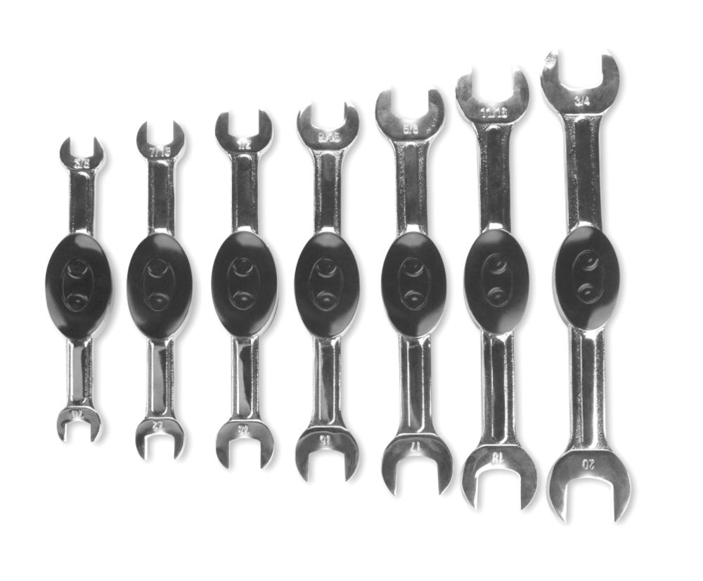 bossco hi beam battery light wrench seven piece set
