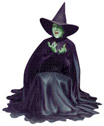Paper House Oz-Wicked Witch Jigsaw Shaped Puzzle