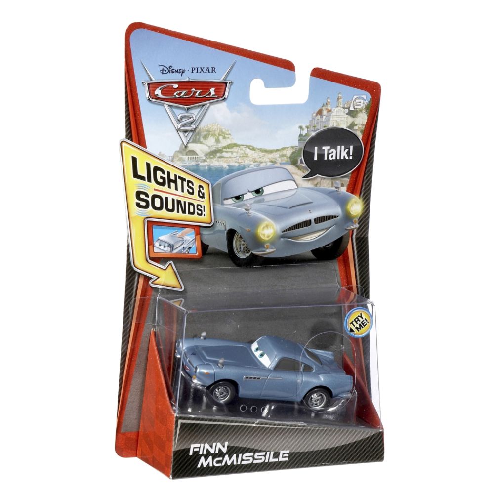 Disney Cars 2 1:55 Lights & Sounds Finn McMissile