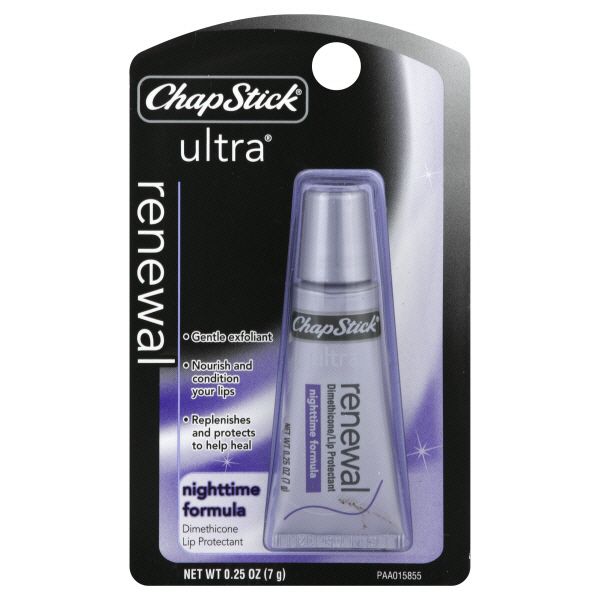 ChapStick UltraLip Protectant, Dimethicone, Renewal, Nighttime Formula0.35 oz (10 g) at Kmart.com