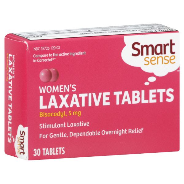 Smart Sense Laxative, Women's, 5 mg, Tablets 30 tablets at Kmart.com