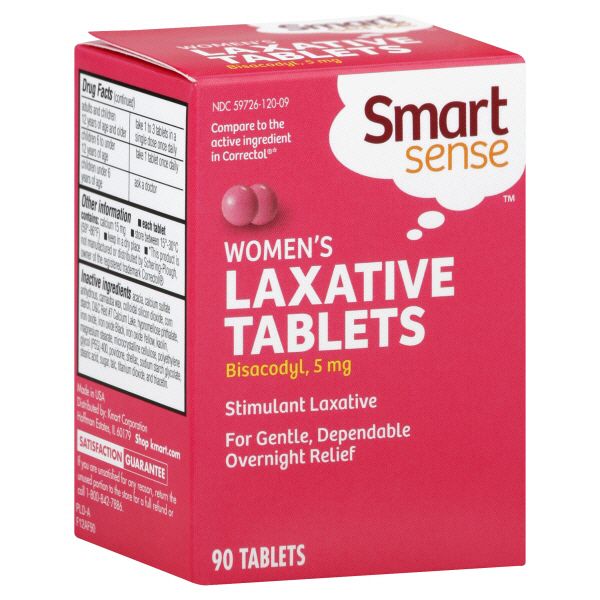 Smart Sense Laxative, Women's, 5 mg, Tablets 90 tablets at Kmart.com