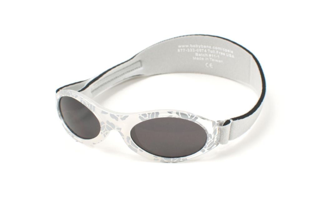 Baby Banz Sunglasses Silver Damask