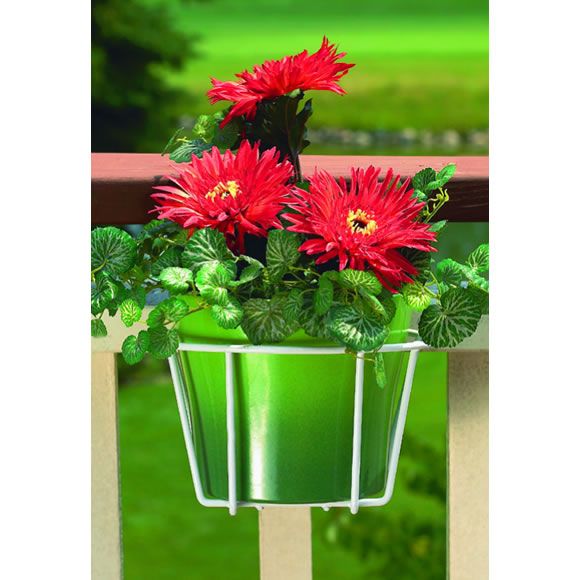 Cobraco 10" Adjustable Basic Flower Pot Holder - White at Kmart.com