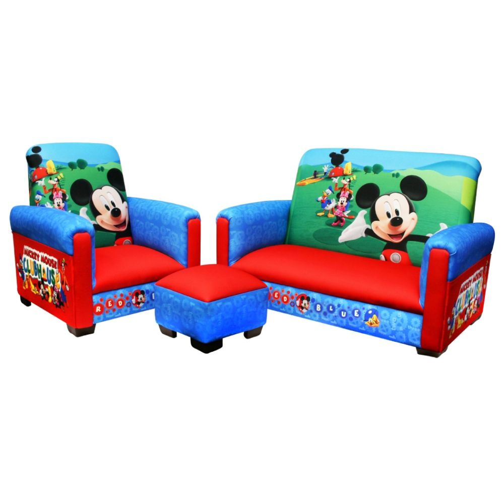 Delta Childrens Disney - Mickey MouseToddler Sofa, Chair and Ottoman Set 
