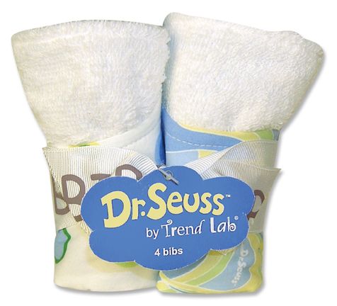 Dr. Seuss Blue Oh! the Places Youll Go! Bib Set by Trend Lab