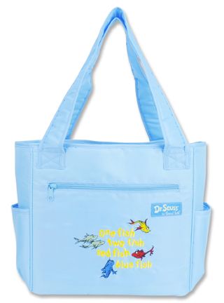 Diaper Bag  Dr. Seuss One Fish Two Fish Tulip Tote