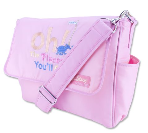 Dr. Seuss Diaper Bag - Dr. Seuss Pink Oh, The Places You'll Go! Messenger at Sears.com