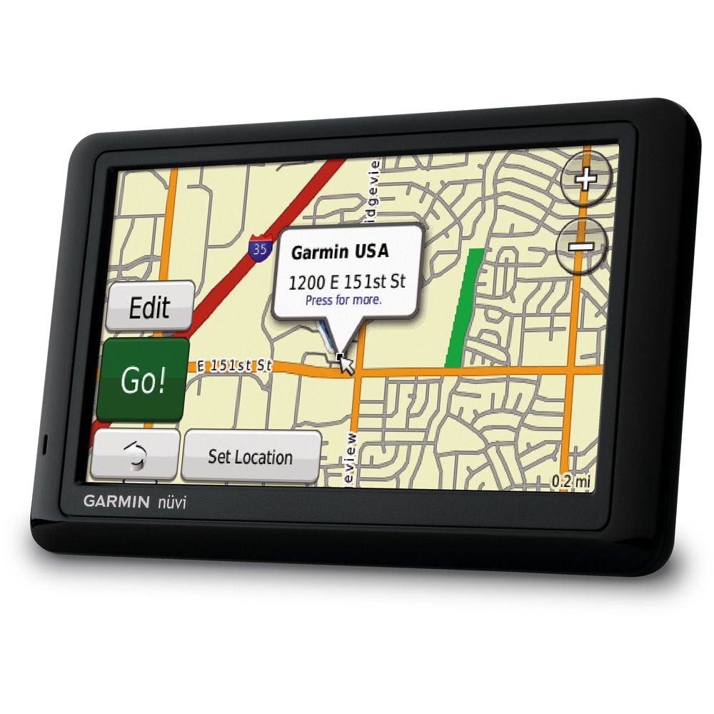Garmin Nuvi 1490LMTREFURB Refurbished 5 In. Bluetooth GPS with Lifetime Traffic & Map Updates