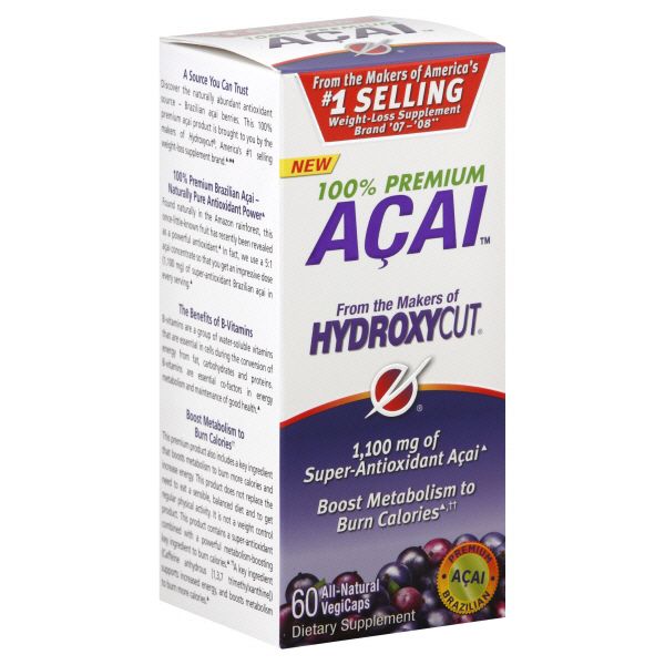 Iovate Health Science Acai, 100% Premium, 1100 mg, VegiCaps 60 vegicaps at Kmart.com