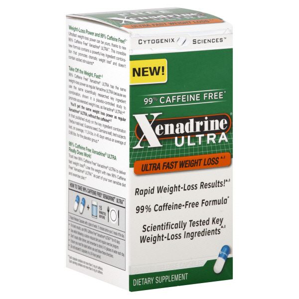 Xenadrine Ultra Weight Loss Supplement, 99% Caffeine Free, Rapid-Release Capsules 60 capsule at Kmart.com