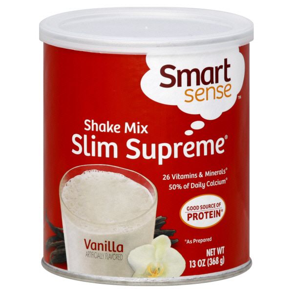 Smart Sense Slim Supreme Shake Mix, Vanilla 13 oz (368 g) at Kmart.com