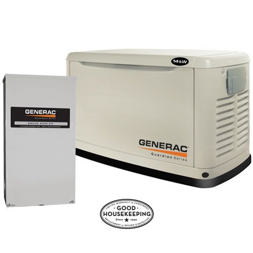 Generac Guardian ® Series 14/13 kW Air-cooled Automatic Standby Generator at Sears.com