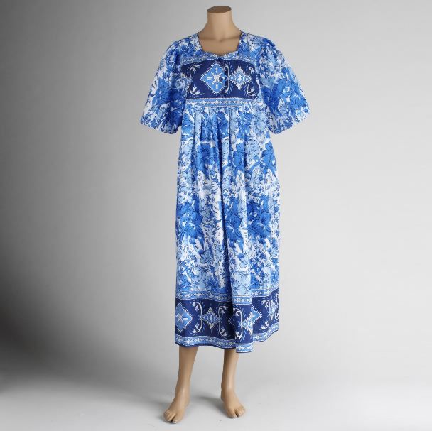Loungees Women's Print Bib Lounge Dress