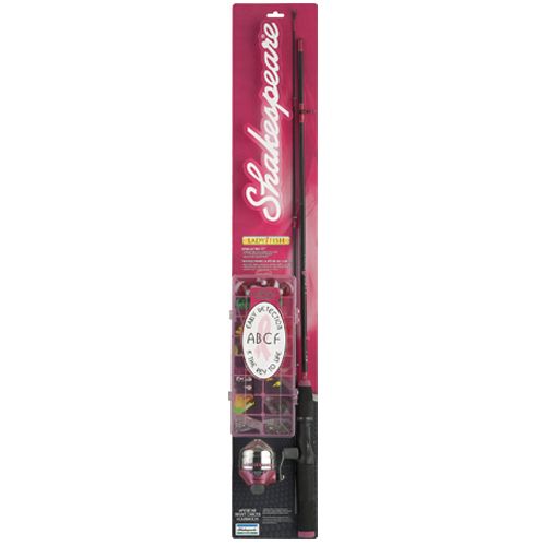 Shakespeare Ladyfish Spincast Kit 5 feet 6 inches 2 piece Medium 2