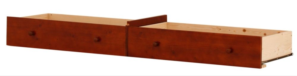 Canwood Extra 2 Drawer Set (Mates - Twin) - Cherry Red