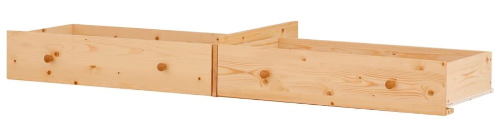Canwood Extra 2 Drawer Set (Mates - Double) - Natural Brown