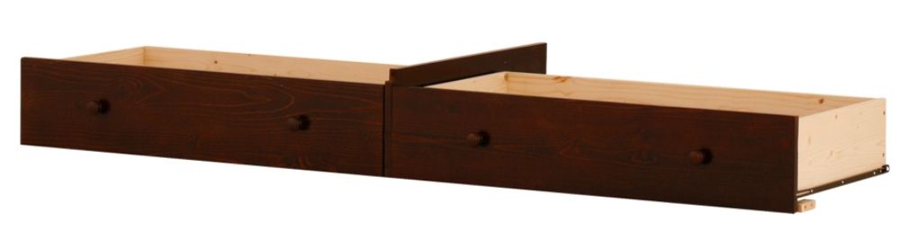 Canwood Extra 2 Drawer Set (Mates - Double) - Espresso Brown