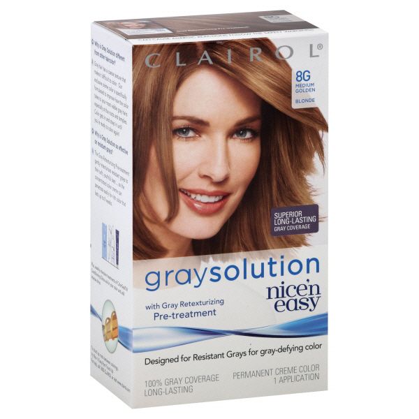 Nice 'N Easy Permanent Creme Color, Medium Golden Blonde 8G 1 application at Kmart.com