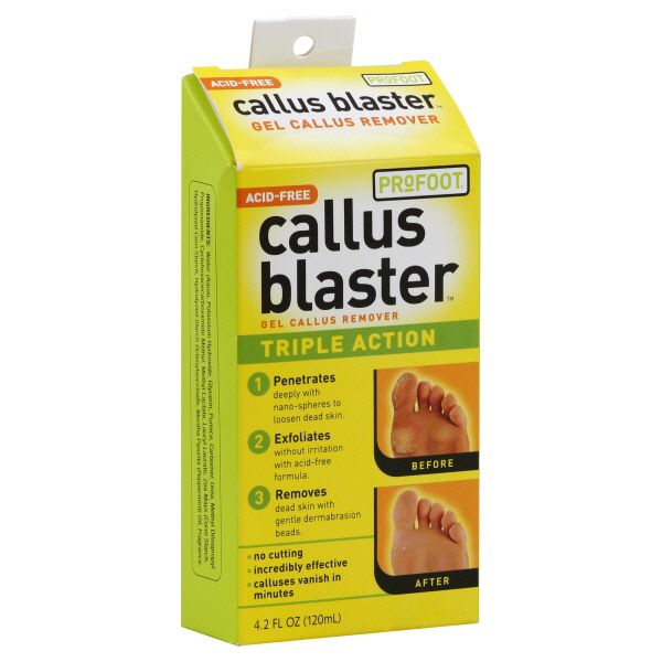 ProFoot Acid Free Callus Remover, Gel, Triple Action 4.2 fl oz (120 ml) at Kmart.com