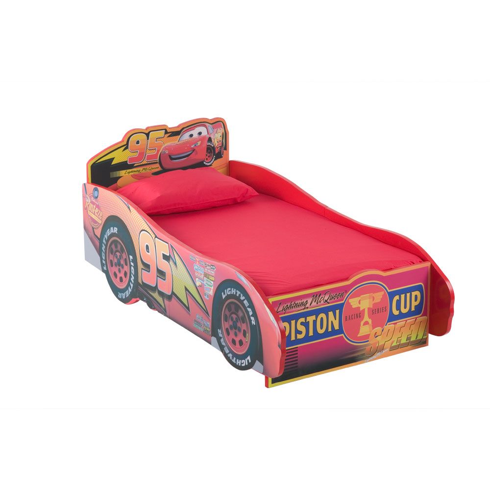 Delta Childrens Disney Pixar Cars Wooden Toddler Bed Multi