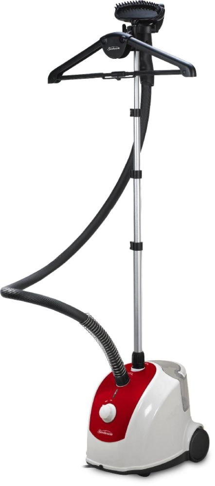 Sunbeam 1500 Watts Classic Garment Steamer with Folding Hanger and Fabric Brush Red/ White at Kmart.com