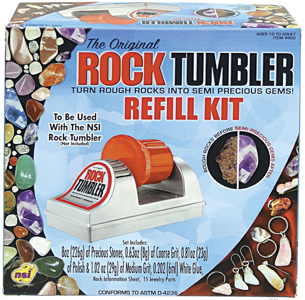 NSI Rock Tumbler Refill Kit Children's Toys