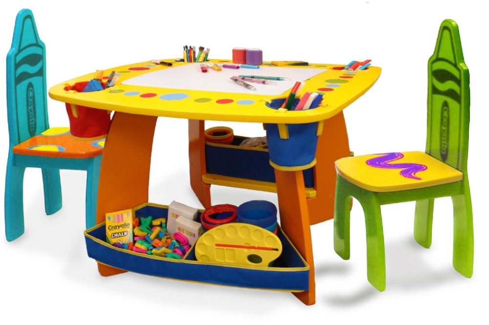 Crayola Wooden Table & Chairs Set