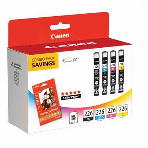 Canon CLI226BKCMY w/paper Combo