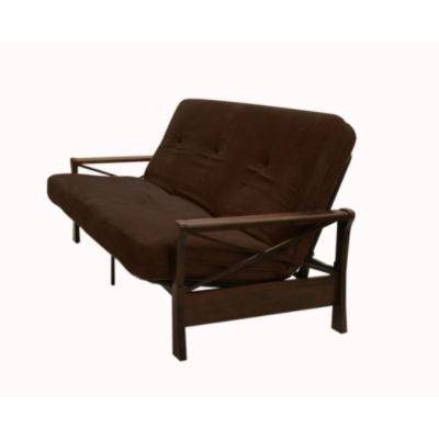 Dorel X Futon Wood Arms Espresso at Kmart.com