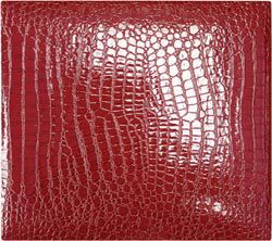 Amanda Blu Red 12 x 12 Faux Croc Scrapbook Album