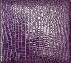 Amanda Blu Purple 12 x 12 Faux Croc Scrapbook Album