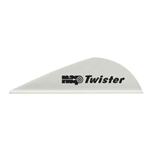 New Archery Products Twister Bonecollector Vanes 36 Pack White/Yellow 60-714